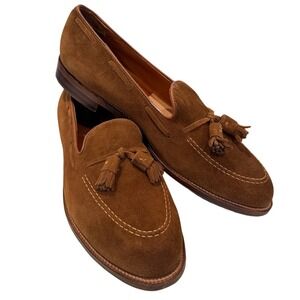 Alden Tassel Moccasin Loafer 3403 Men's 13D Snuff Suede Quiet Luxury Workwear